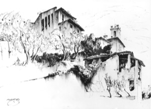Village on Lake Garda