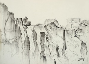 Bridge in the Quarries of Matera